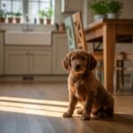Sinead, brought a puppy home in the winter